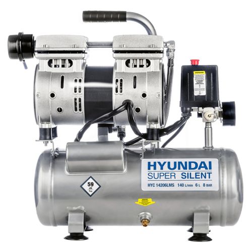 Компрессор безмасляный hyundai 50л